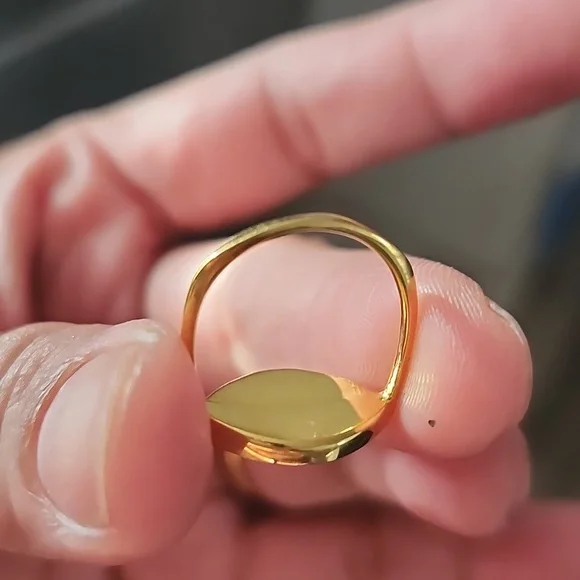 NWOT Gold-Filled Evil Eye Ring Size 5.5 - Picture 3 of 5